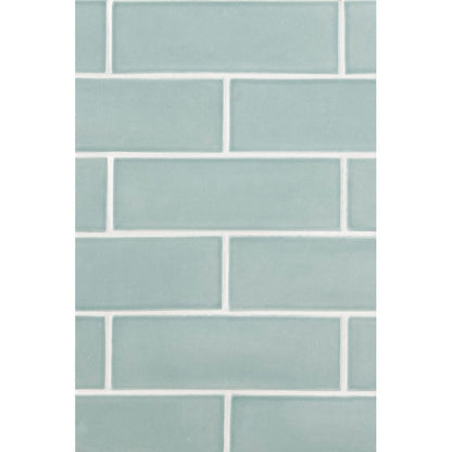Sage Glossy Subway Ceramic Tile