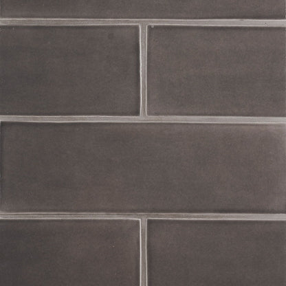 Coffee Glossy Subway Ceramic Tile
