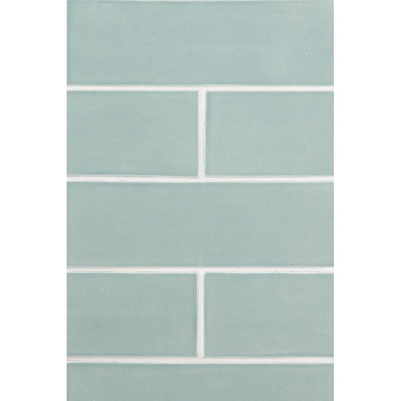 Sage Glossy Subway Ceramic Tile