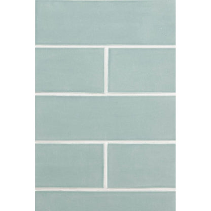 Sage Glossy Subway Ceramic Tile