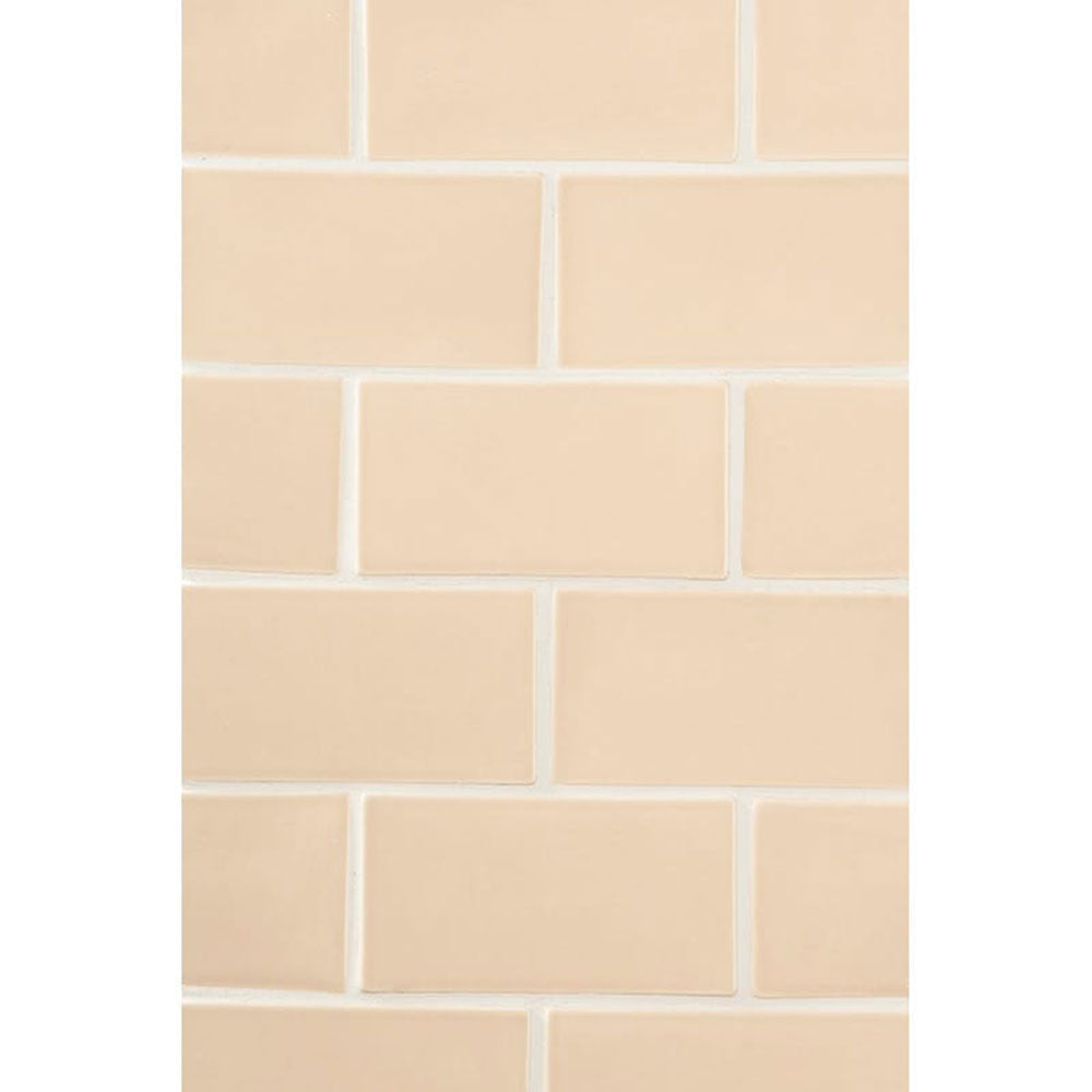Caramel Glossy Subway Ceramic Tile