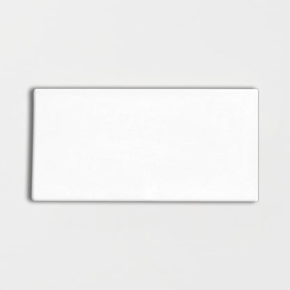 Blanco Real Glossy Subway Ceramic Tile