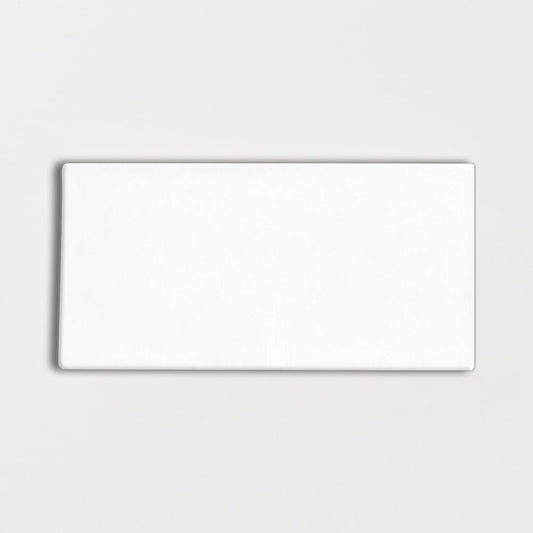 Blanco Real Glossy Subway Ceramic Tile