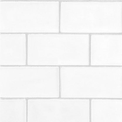 Cotton Matte Subway Ceramic Tile