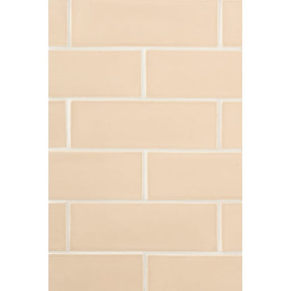 Caramel Glossy Subway Ceramic Tile