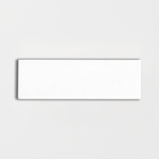 Blanco Real Glossy Subway Ceramic Tile