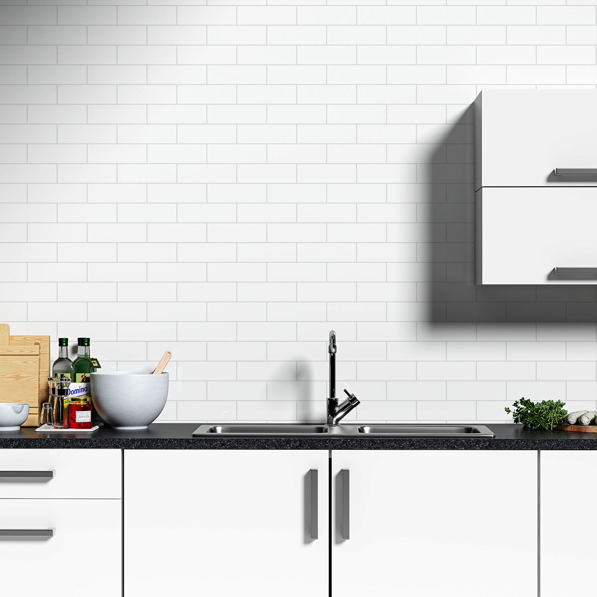 Cotton Matte Subway Ceramic Tile