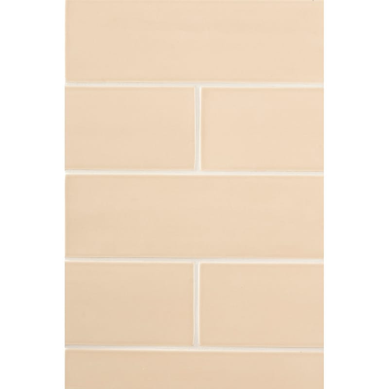 Caramel Glossy Subway Ceramic Tile