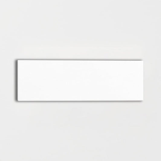 Blanco Real Glossy Subway Ceramic Tile