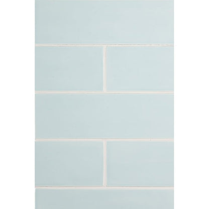 Seafoam Glossy Subway Ceramic Tile