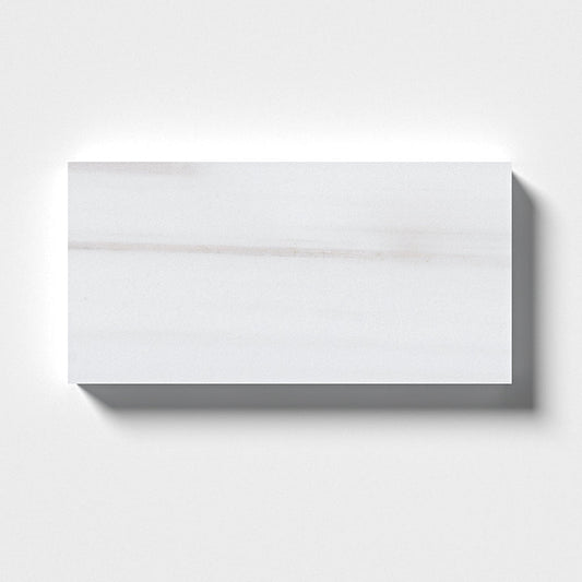 Bianco Dolomiti Honed Subway Marble Tile