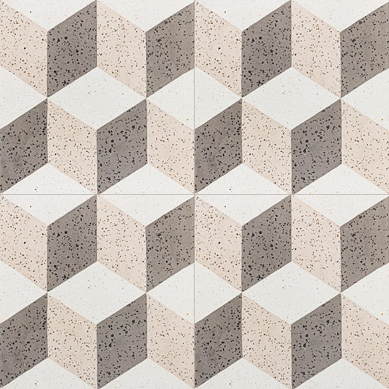 Brown, Light Brown, Beige Polished Grave Cement Tile