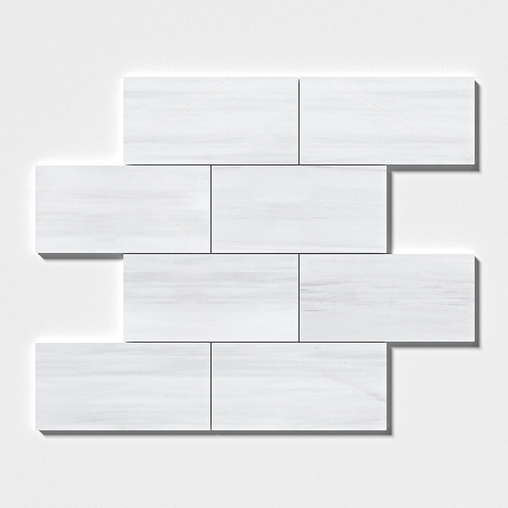 Bianco Dolomiti Polished Marble Tile