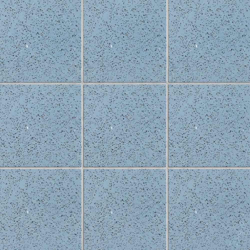 Azure Matte Terrazzo Tile