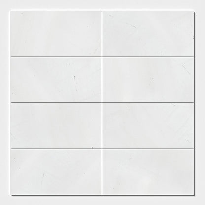 Alpina White H Honed Marble Tile