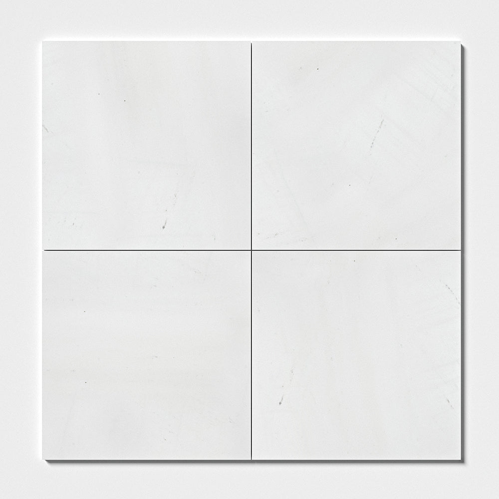 Alpina White T Honed Marble Tile
