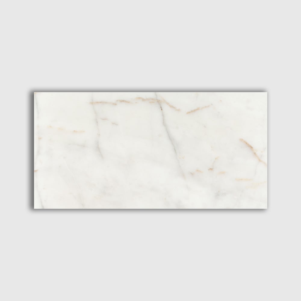 Fusion White Polished Marble Tile