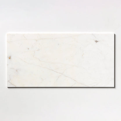 Fusion White Honed Marble Tile