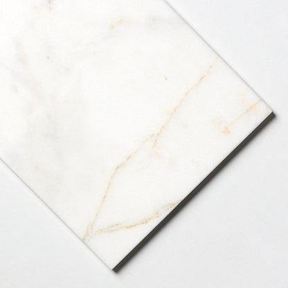 Fusion White Honed Marble Tile