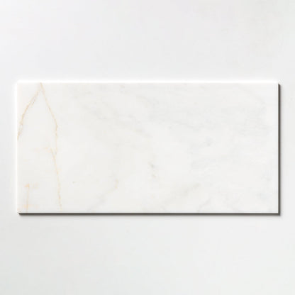 Fusion White Honed Marble Tile