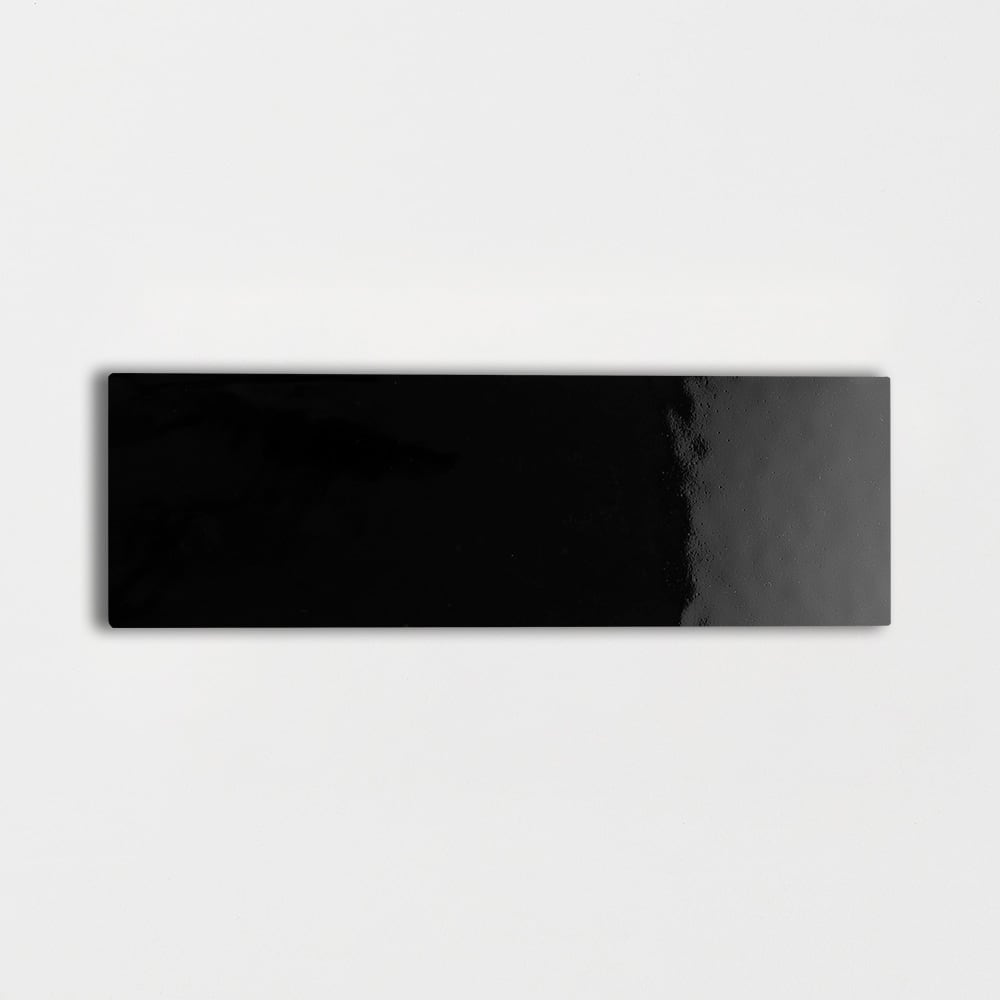 Midnight Glossy Subway Ceramic Tile