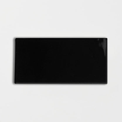 Midnight Glossy Subway Ceramic Tile