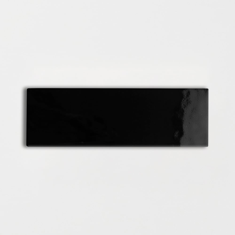 Midnight Glossy Subway Ceramic Tile