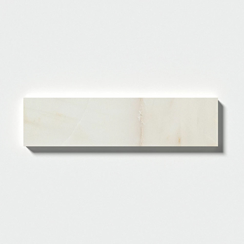 Calacatta Cremo Polished Subway Marble Tile