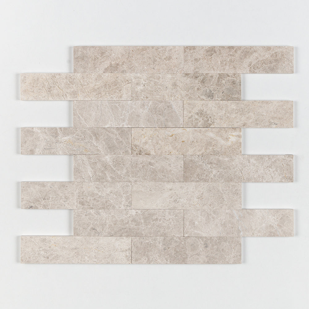 Sky Blue Honed Subway Marble Tile