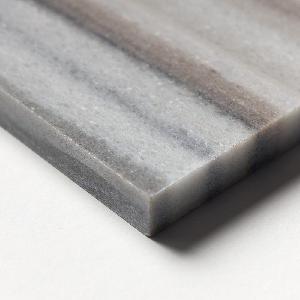 Silver Sky Honed Subway Marble Tile