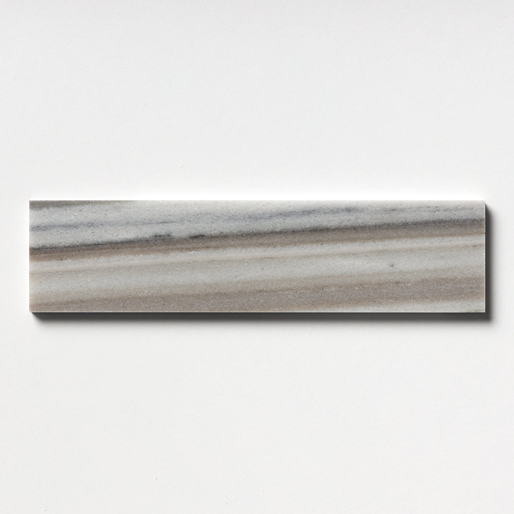 Silver Sky Honed Subway Marble Tile