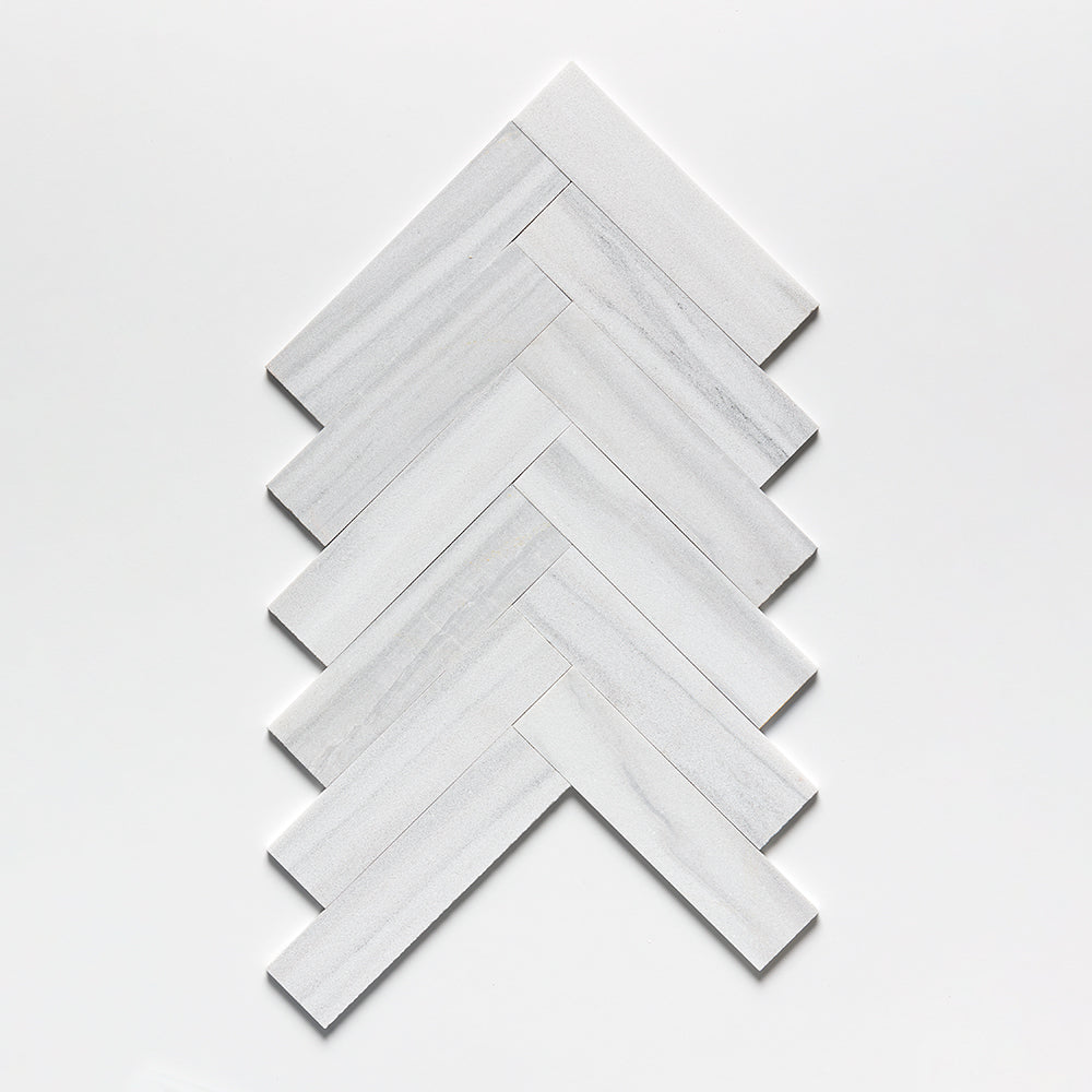 Silver Sky Fine Textured Subway Marble Tile