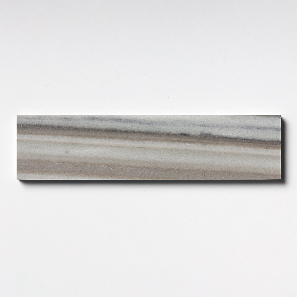 Silver Sky Polished Subway Marble Tile