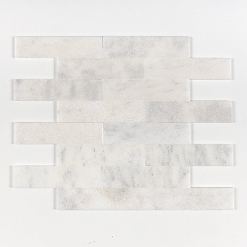 Calacatta T Polished Subway Marble Tile