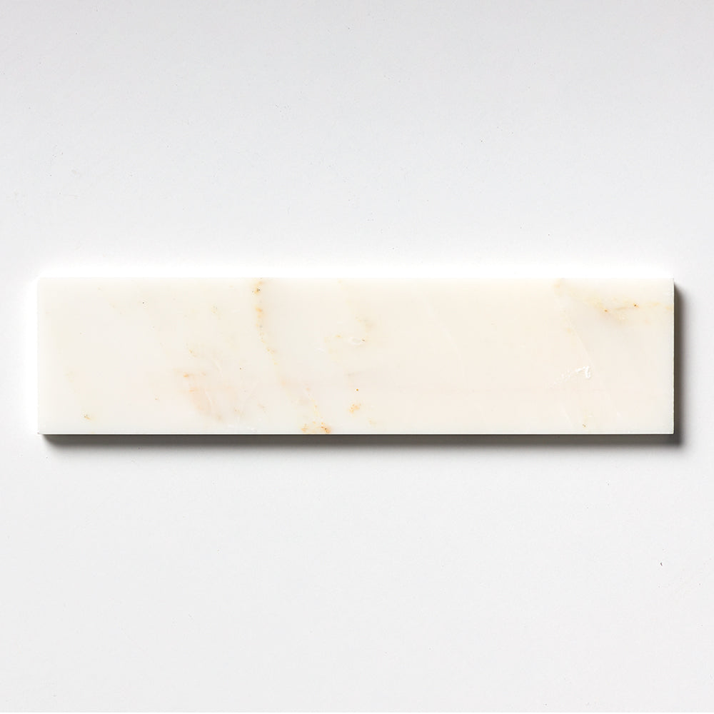 Calacatta Cremo Honed Subway Marble Tile