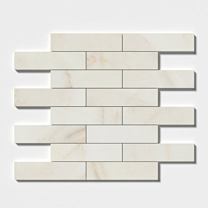 Calacatta Cremo Honed Subway Marble Tile