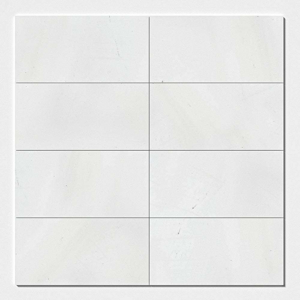 Alpina White T Polished Marble Tile