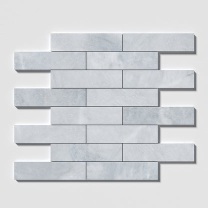 Bardiglio Light Honed Subway Marble Tile