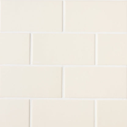 Conch Matte Subway Ceramic Tile
