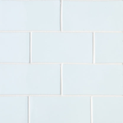 Powder Glossy Subway Ceramic Tile