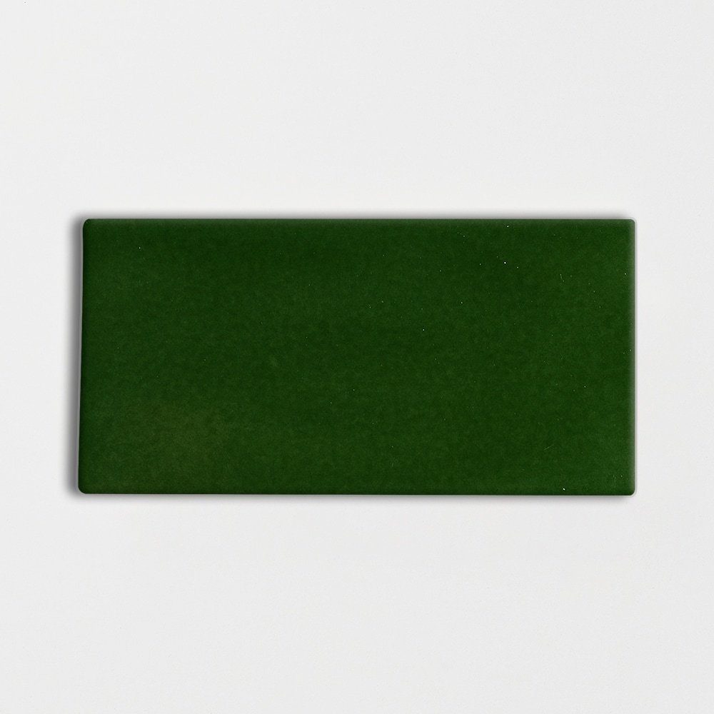 Forest Glossy Subway Ceramic Tile