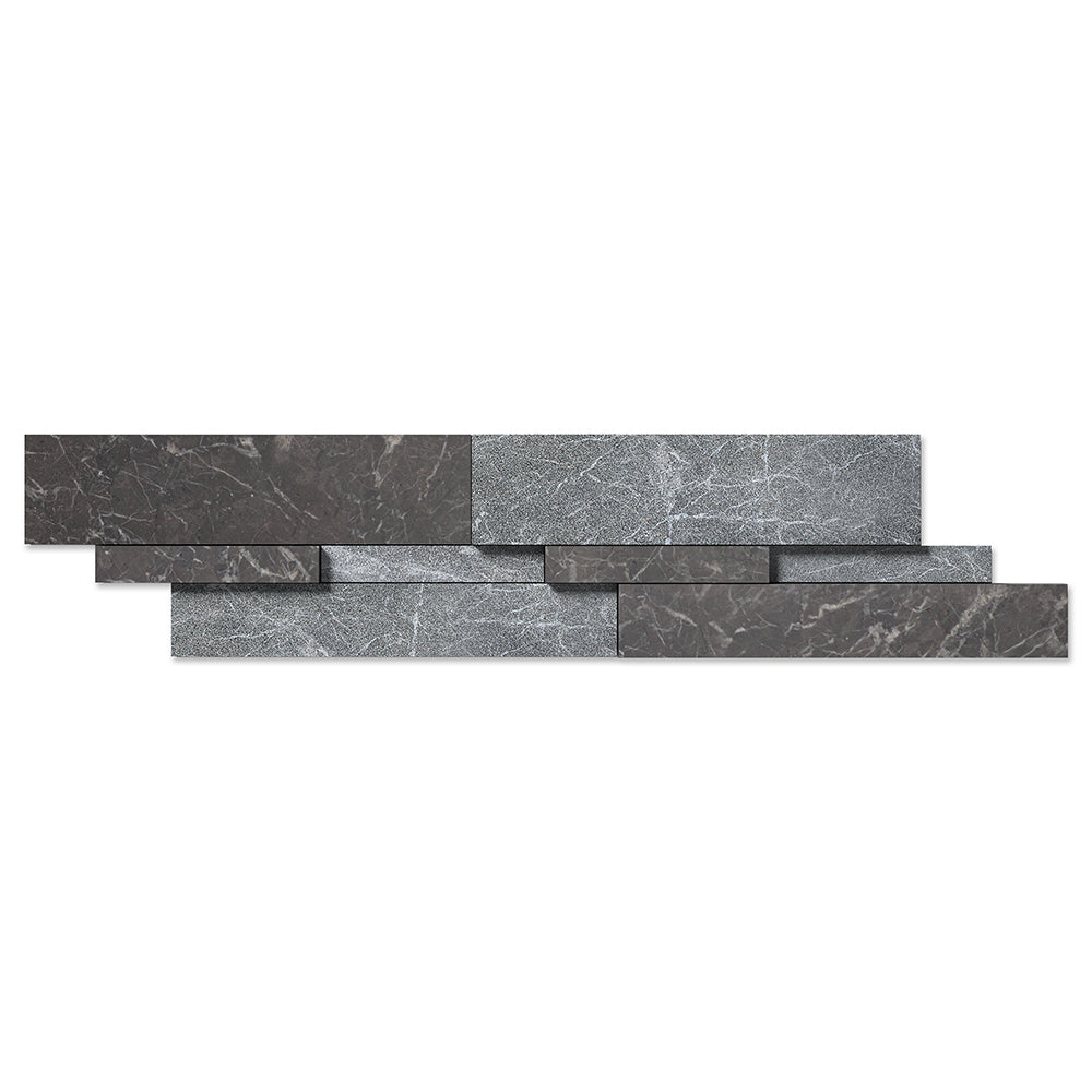 Iris Black Multi Finish Marble Accent Tiles