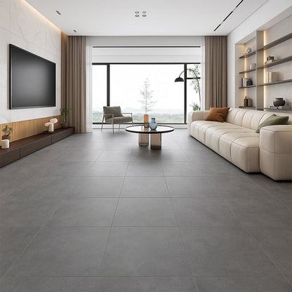Bardiglio Light Honed Marble Tile