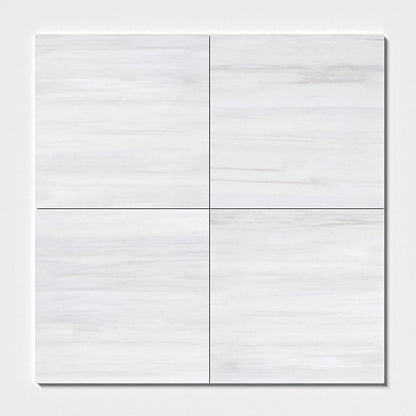 Bianco Dolomiti Honed Marble Tile