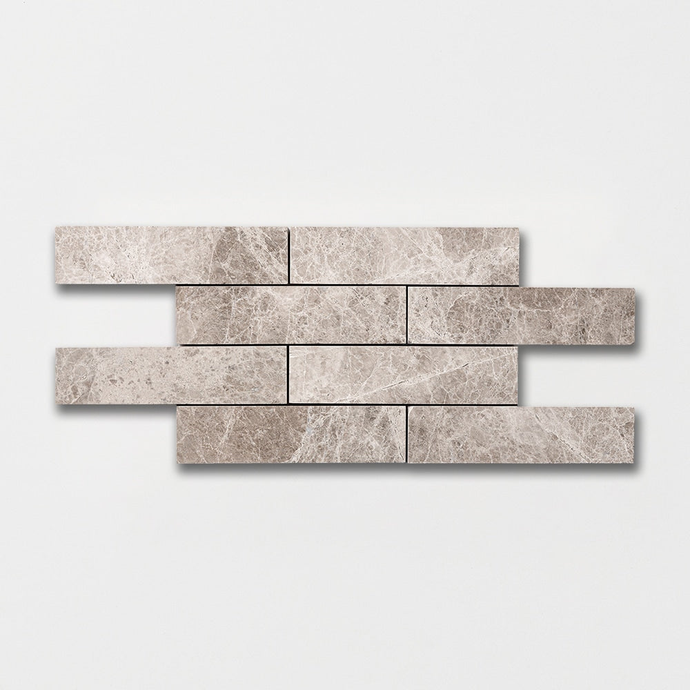 Sky Blue Honed Subway Marble Tile