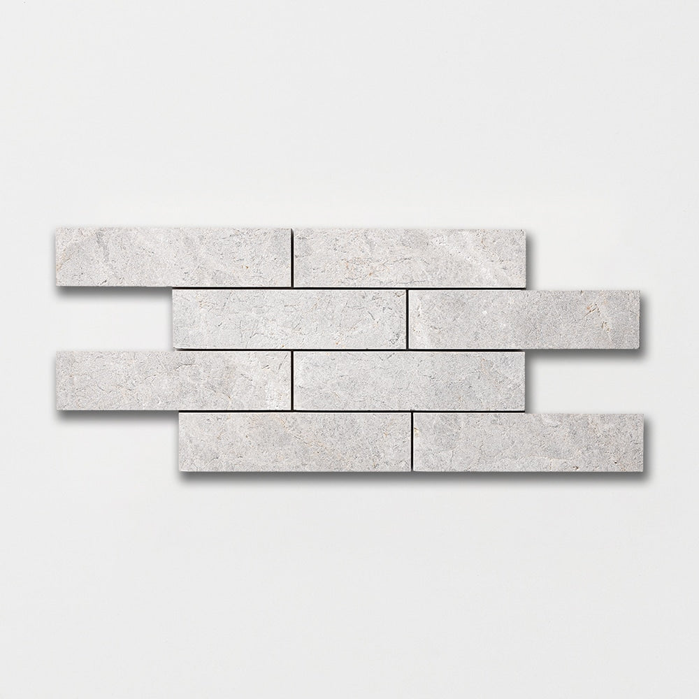 Sky Blue Fine Textured Subway Marble Tile