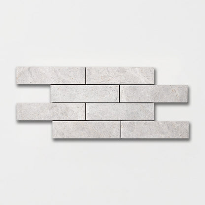 Sky Blue Fine Textured Subway Marble Tile