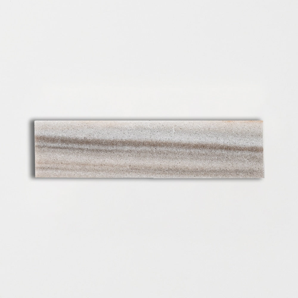 Silver Sky Honed Subway Marble Tile