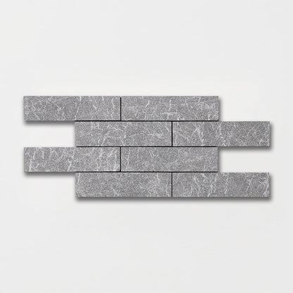 Nero Fine Textured Subway Marble Tile