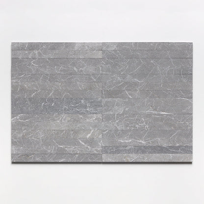 Iris Black Fine Textured Plank Marble Tile
